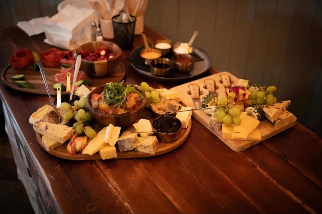Cheese and charcuterie sharing boards